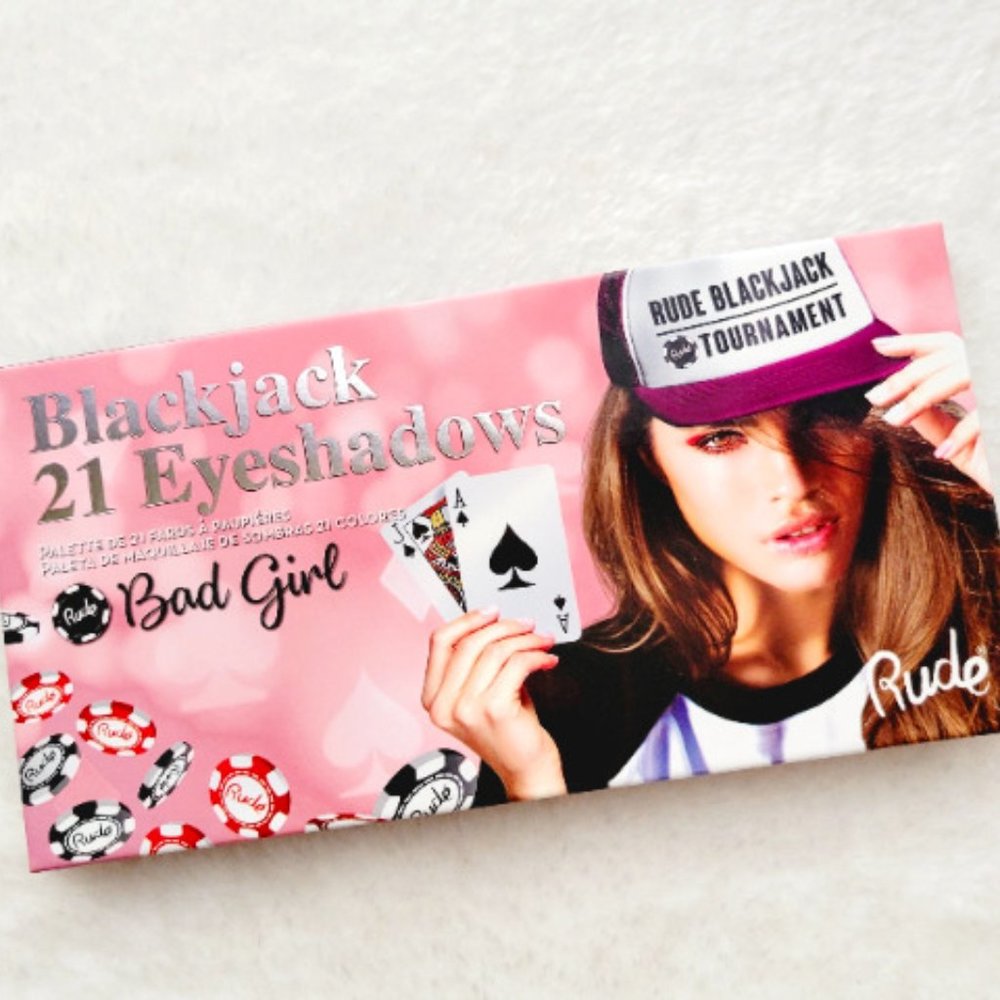 Brand New RUDE "Bad Girl" Blackjack 21 Eyeshadows